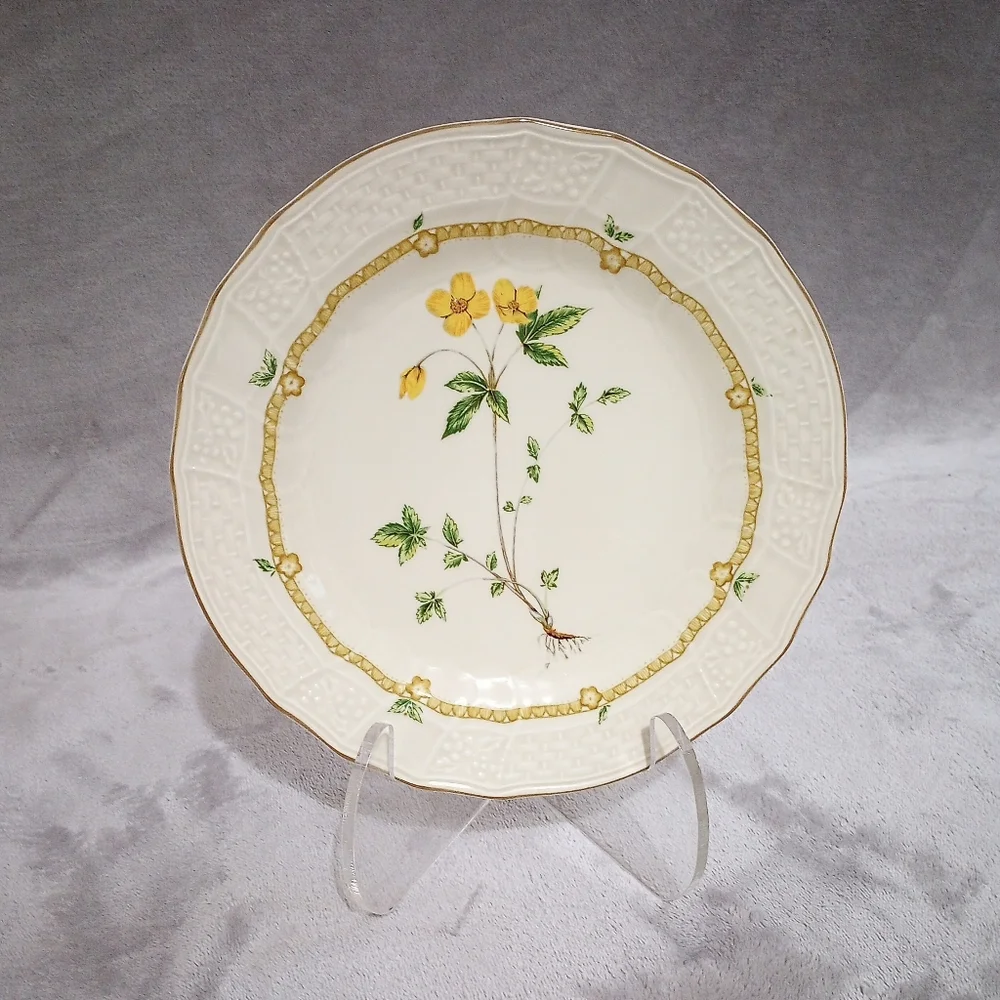 Pair Mikasa Royalty Salad Plates Fine Ivory